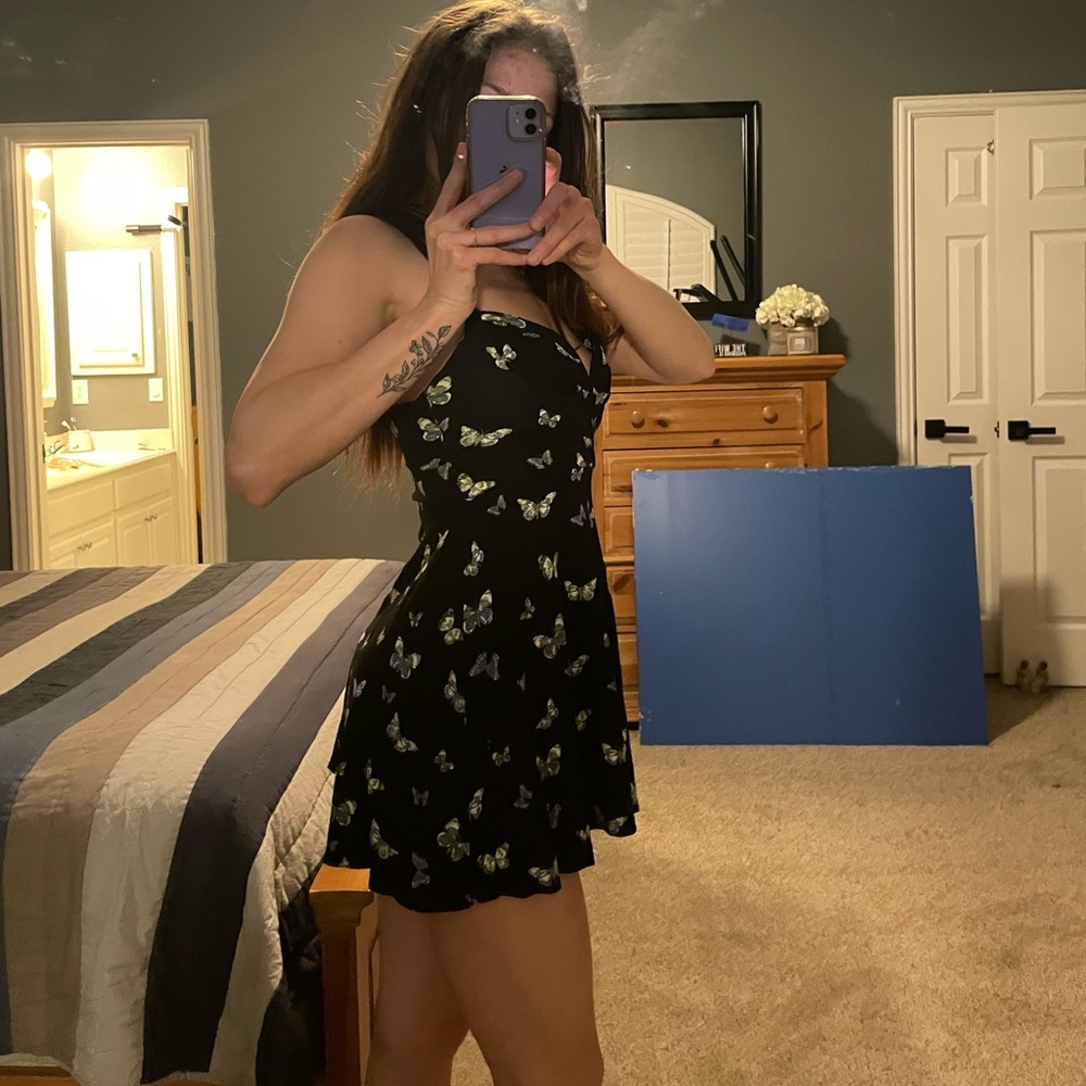 Urban Outfitters Mini Dress with Little Butterflies :)